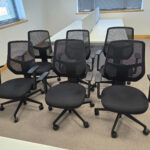 Used Remi mesh task chairs