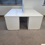 Used two person desk set