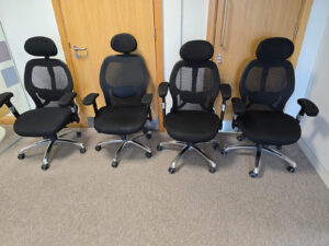 Used ergonomic task chairs