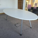 used oval meeting table