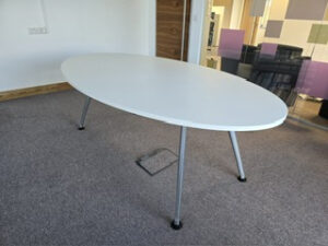 used oval meeting table