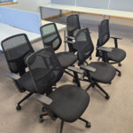 Used Remi mesh task chairs