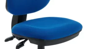 versi 2 lever operator chair royal blue no arms