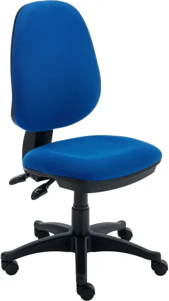 VERSI 2 LEVER OPERATOR CHAIR ROYAL BLUE NO ARMS